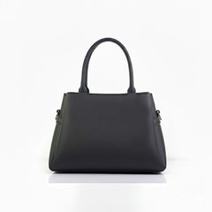 Black Noir Bow-Accent  Handbag