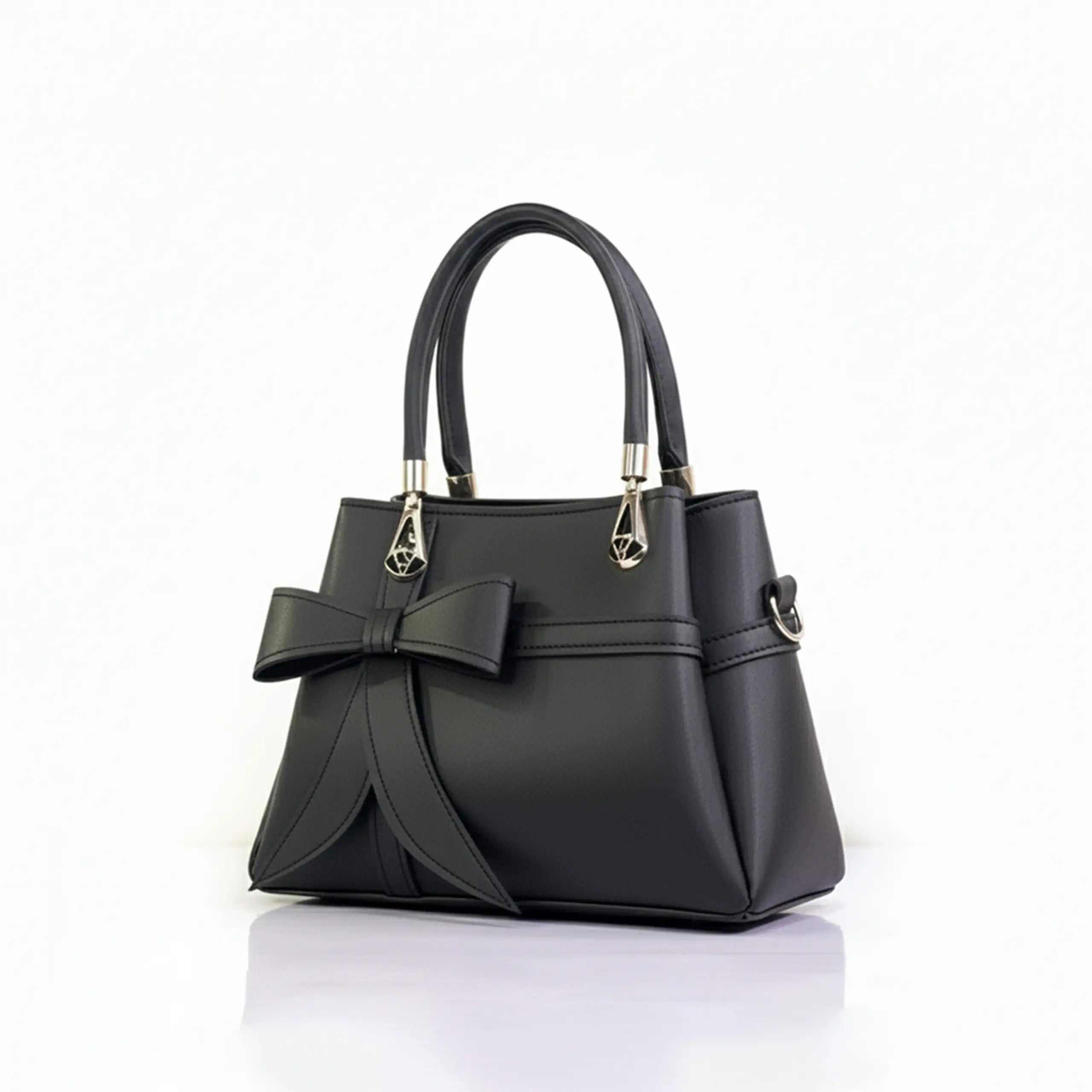 Bow-Accent Handbag