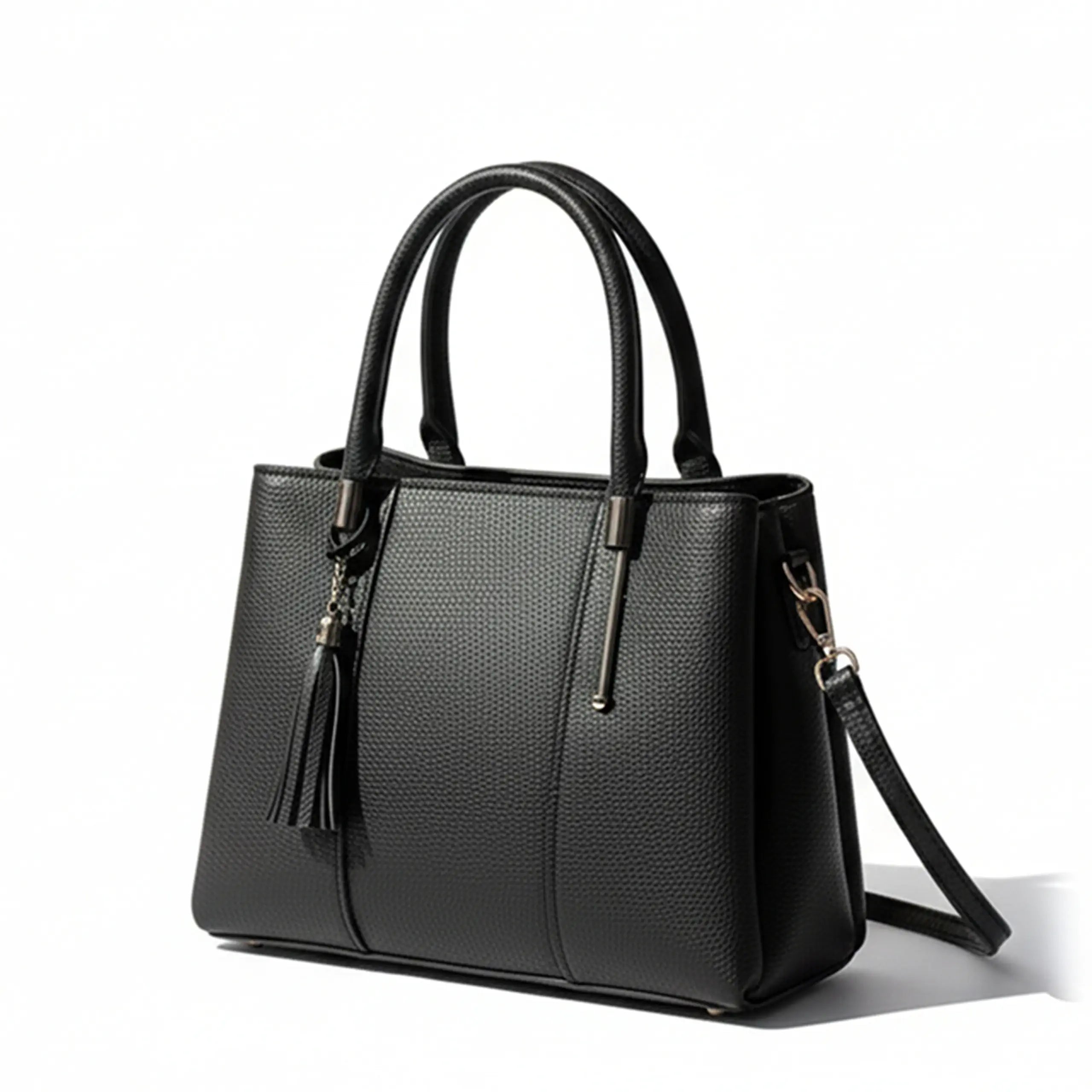 Classic Black Textured Bag