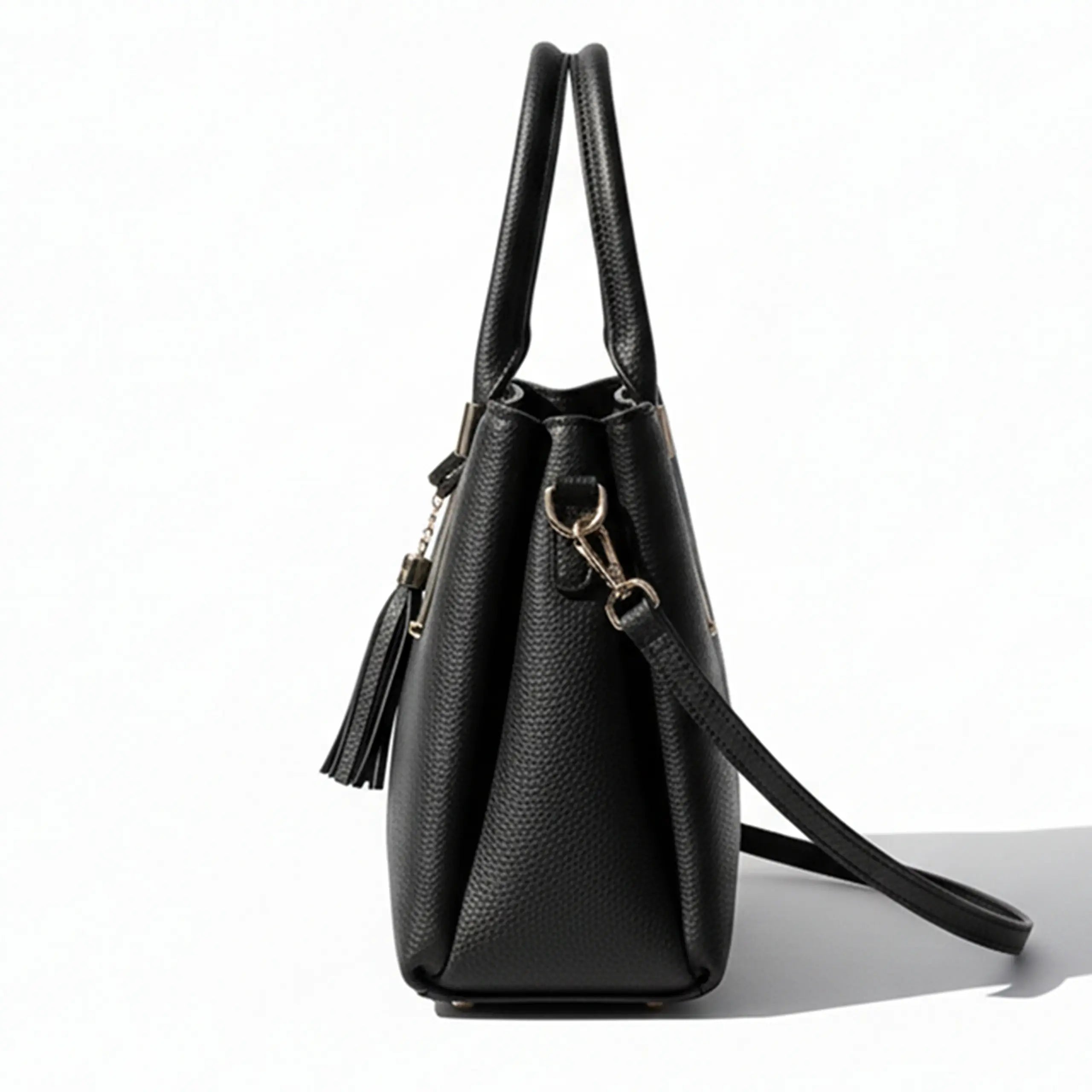 Classic Black Textured Bag