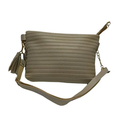 Beige Elegance Crossbody Bag