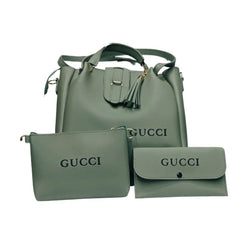 4-Piece Gucci Green Tote Set