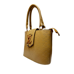 LV Luxe Embossed Handbag