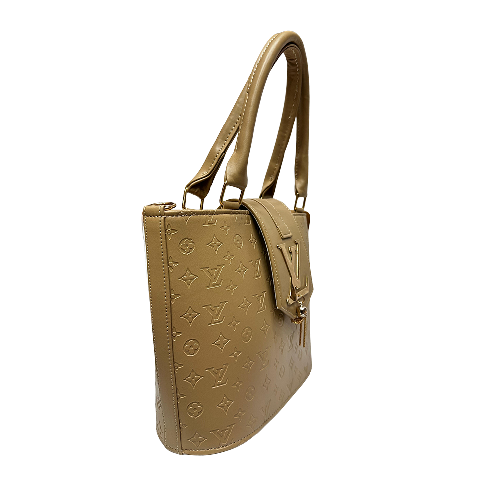 LV Luxe Embossed Handbag
