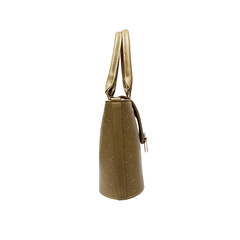 LV Luxe Embossed Handbag