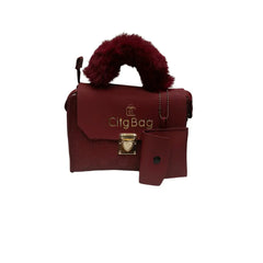 Fur Charm Mini Bag