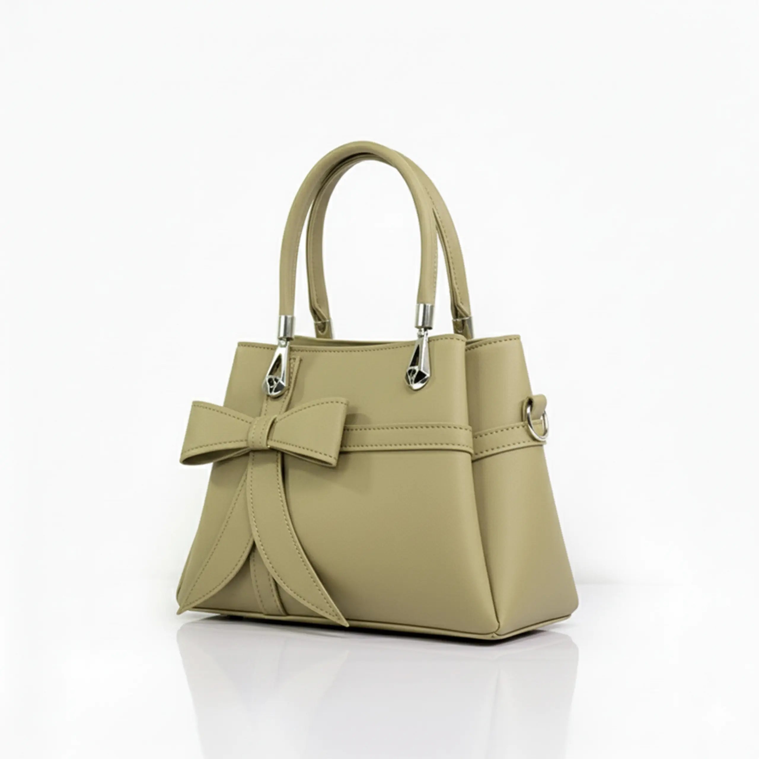Bow-Accent Handbag